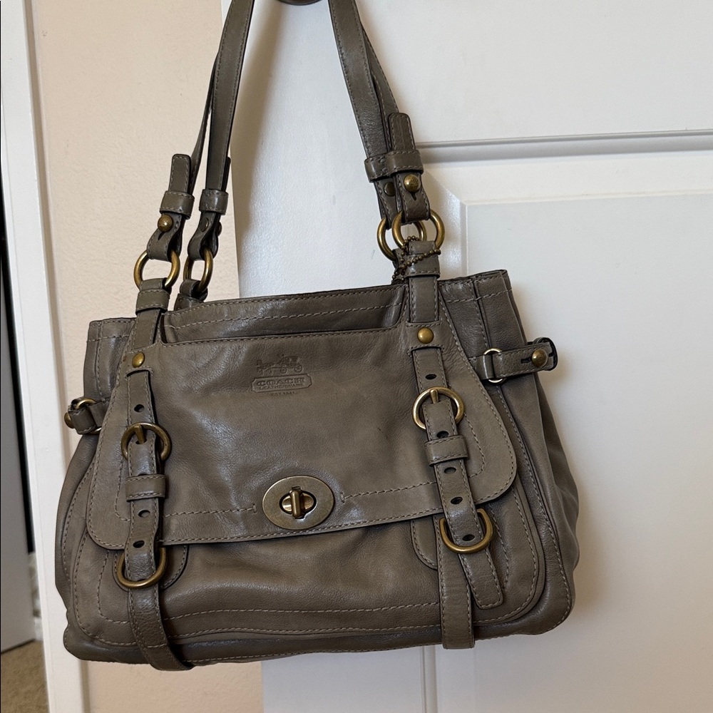 Coach Grey Legacy Garcia Tote